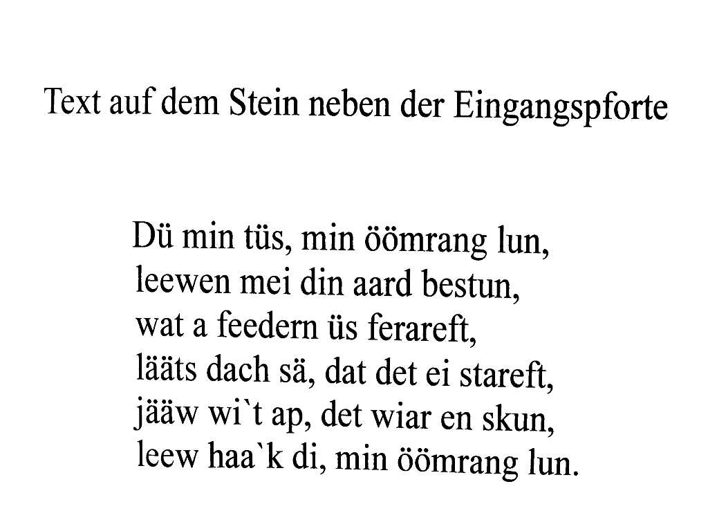 Amrum-Lied Steintafeln Strophen  Bild03
