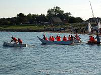 Papierboot Regatta Molenfest Steenodde Amrum Bild12