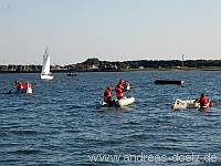Papierboot Regatta Molenfest Steenodde Amrum Bild17