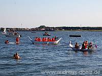 Papierboot Regatta Molenfest Steenodde Amrum Bild19