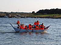 Papierboot Regatta Molenfest Steenodde Amrum Bild21