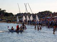 Papierboot Regatta Molenfest Steenodde Amrum Bild23