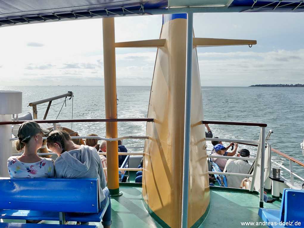 Die standesamtliche Trauung findet an Bord der MS Eiun an der Mole von Steenoddde statt