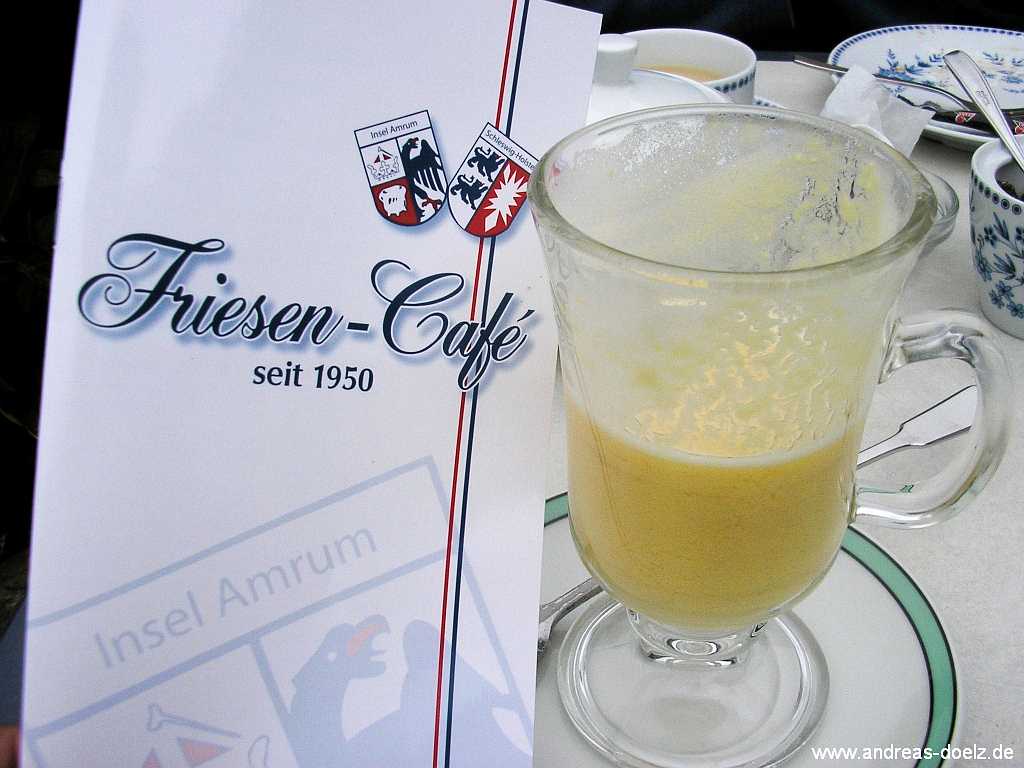 Der ber&uuml;hmte Eiergrog aus dem Friesencafe in Nebel auf Amrum