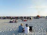 Sonnenwendfeier am Strand von Nebel auf Amrum Bild41