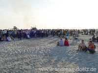 Sonnenwendfeier am Strand von Nebel auf Amrum Bild42