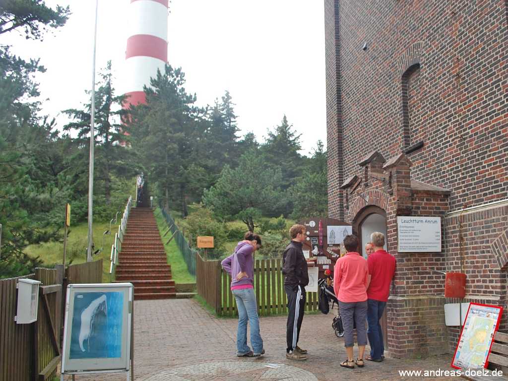 Leuchtturm Amrum Bild05 Leuchtturm Leuchtfeuer Wahrzeichen Amrum Bild005