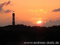 Sonnenuntergang Leuchtturm Amrum Bild06