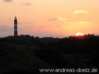 Sonnenuntergang Leuchtturm Amrum Bild08