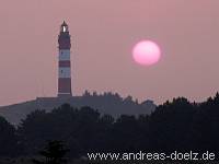 Sonnenuntergang Leuchtturm Amrum Bild09