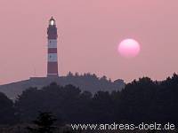 Sonnenuntergang Leuchtturm Amrum Bild10