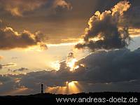 Sonnenuntergang Leuchtturm Amrum Bild25